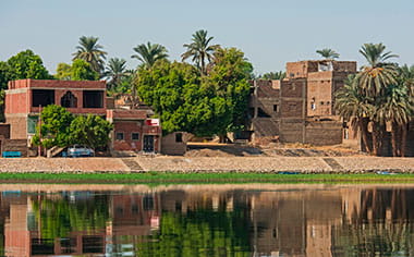 Edfu along the River Nile